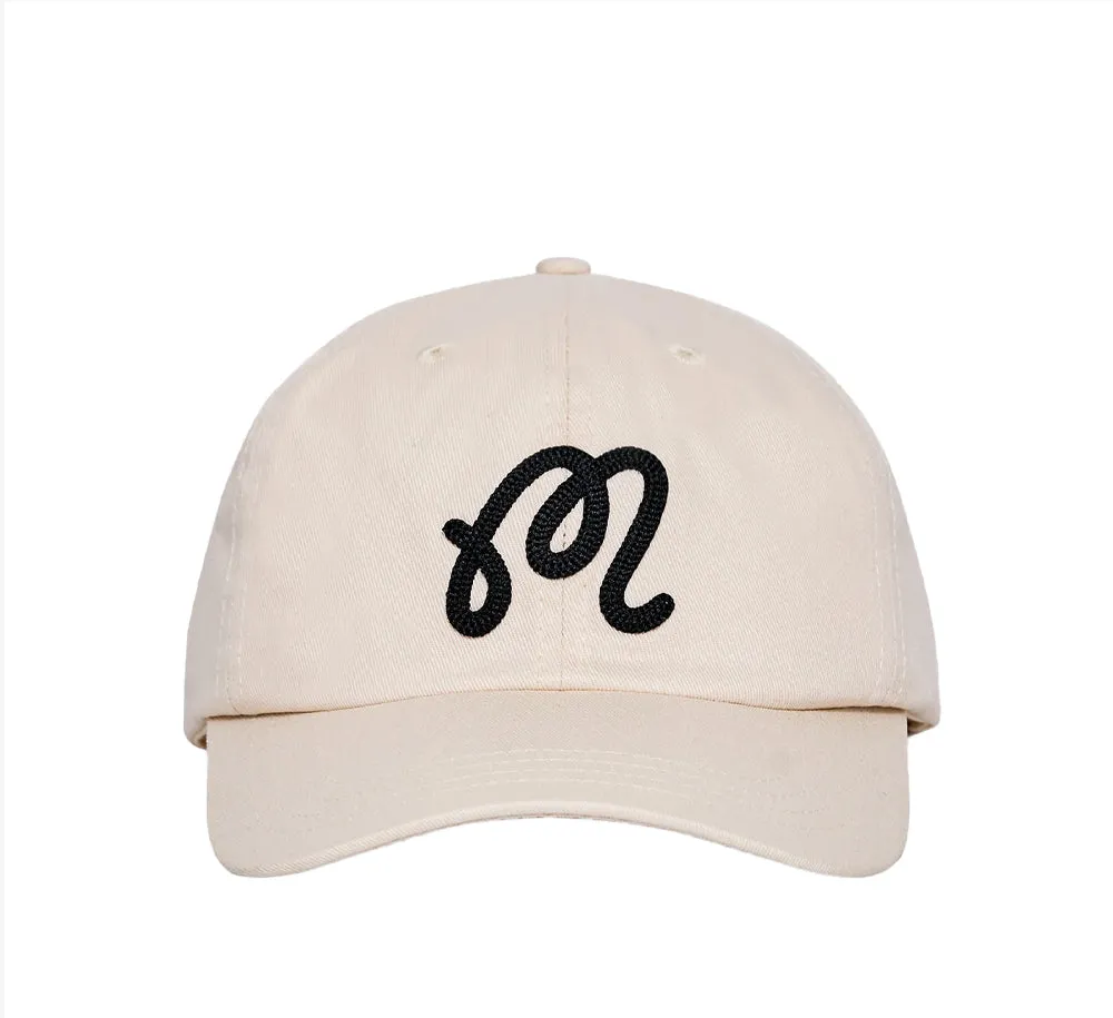 M Script Chainstitch Painters Hat