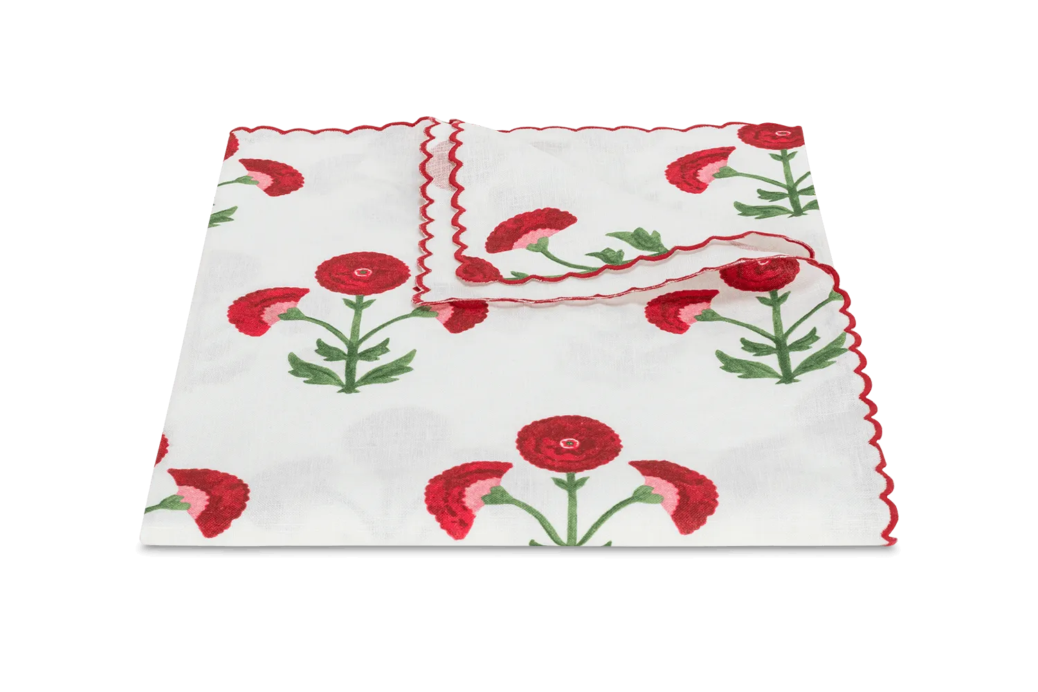 Matouk - Gisele Scarlet Oblong Tablecloth 70 x 126