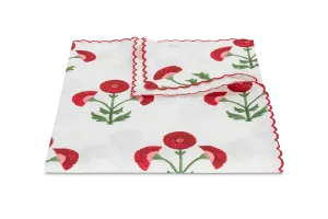 Matouk - Gisele Scarlet Oblong Tablecloth 70 x 126
