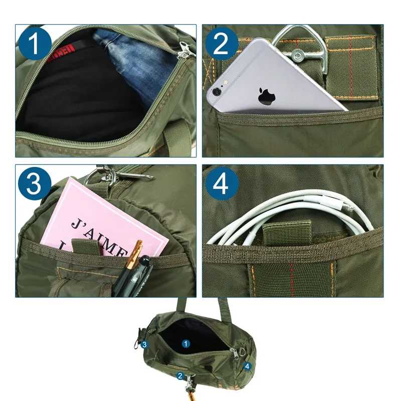 Maverick Tactical Duffel Bag Travel Bag Cabin Bag Parachute Bag OD Green