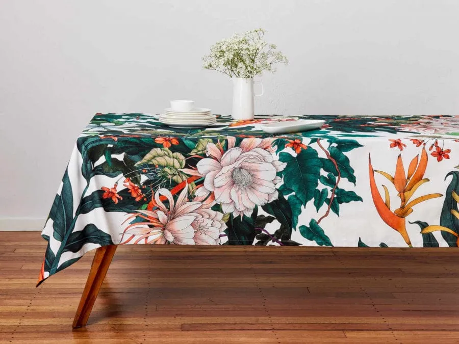 Maxwell & Williams The Blck Pen Cotton Rectangular Tablecloth 270x150cm GX0424