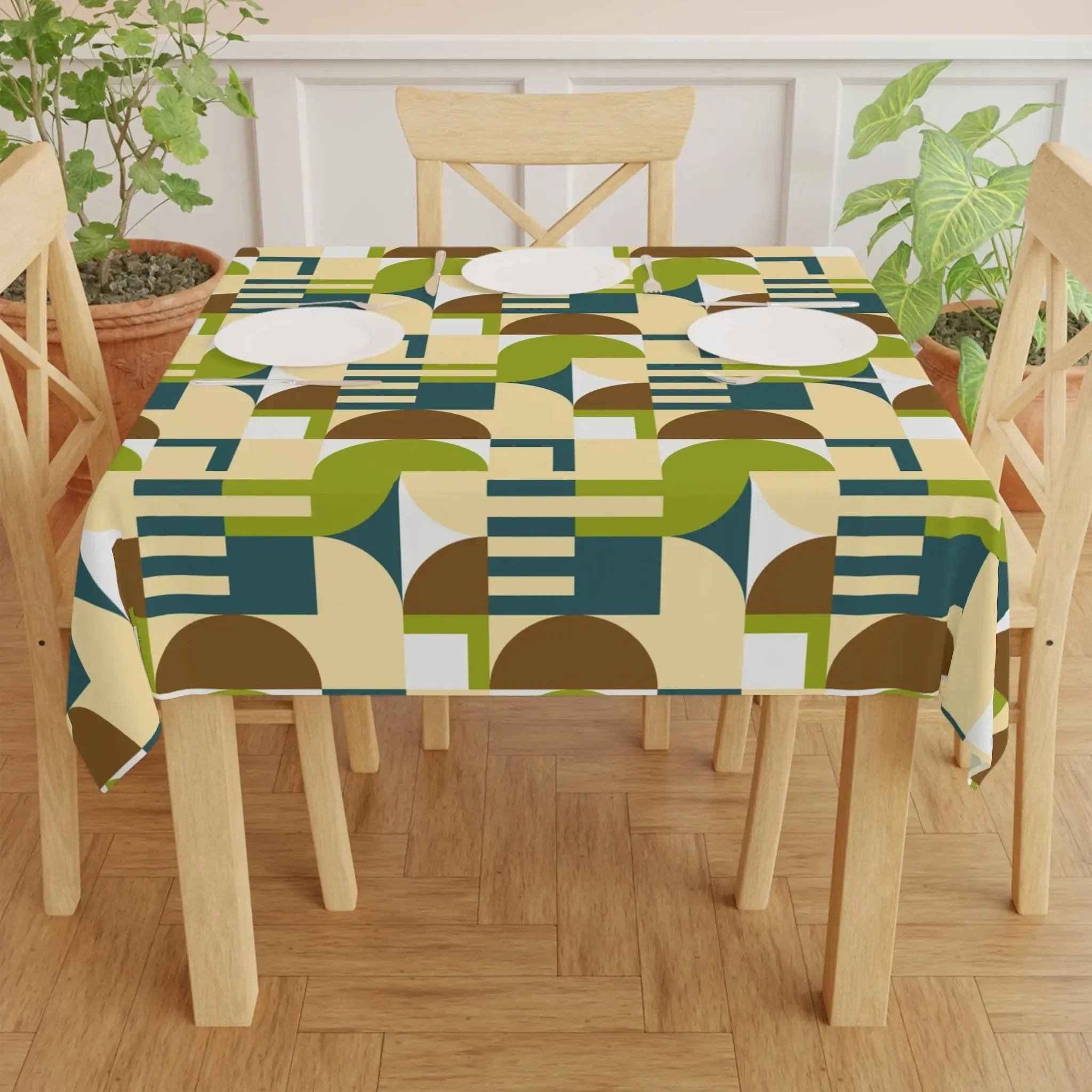 Mc'Euclids Avocado Tablecloth