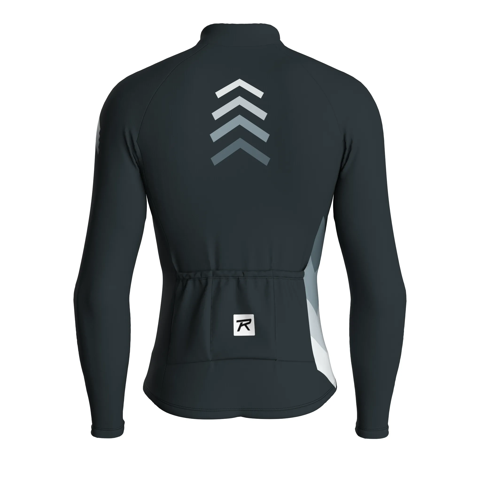 Mecha Shell | Gunmetal Gray Male Long Sleeves Jersey