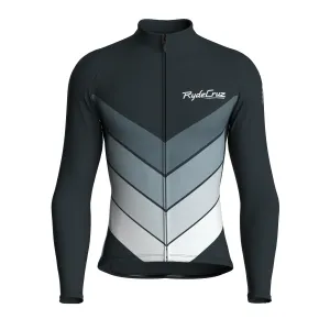 Mecha Shell | Gunmetal Gray Male Long Sleeves Jersey