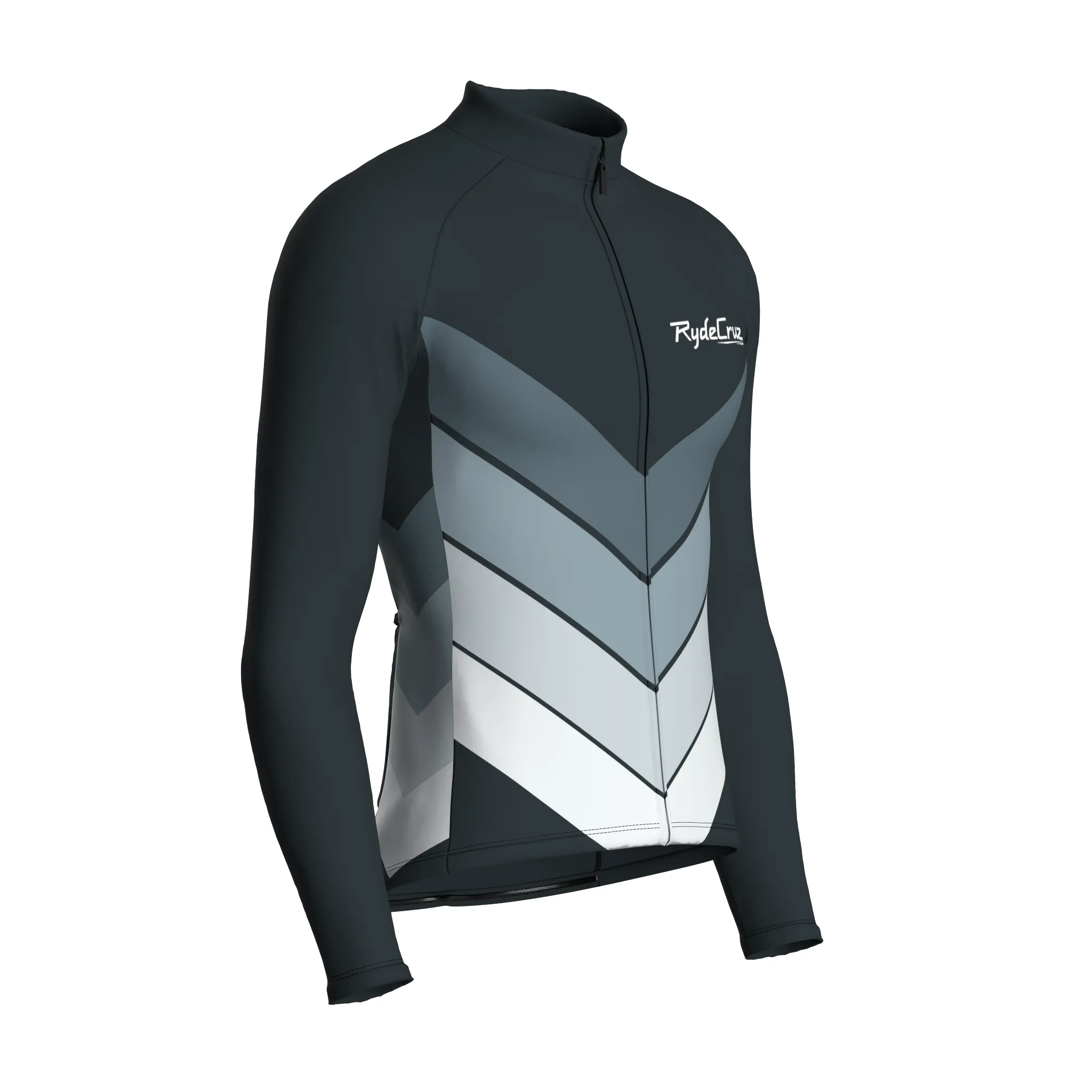 Mecha Shell | Gunmetal Gray Male Long Sleeves Jersey