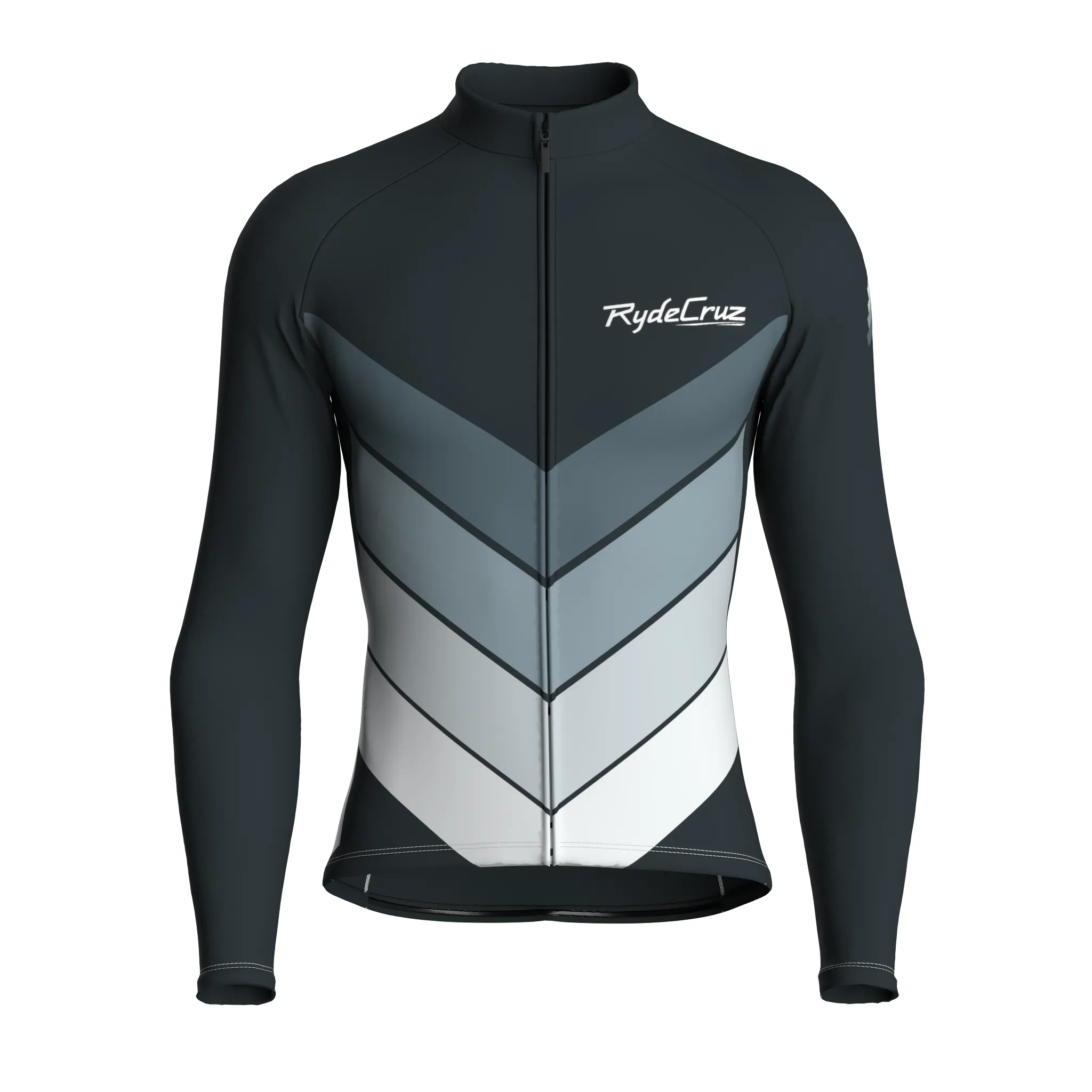Mecha Shell | Gunmetal Gray Male Long Sleeves Jersey