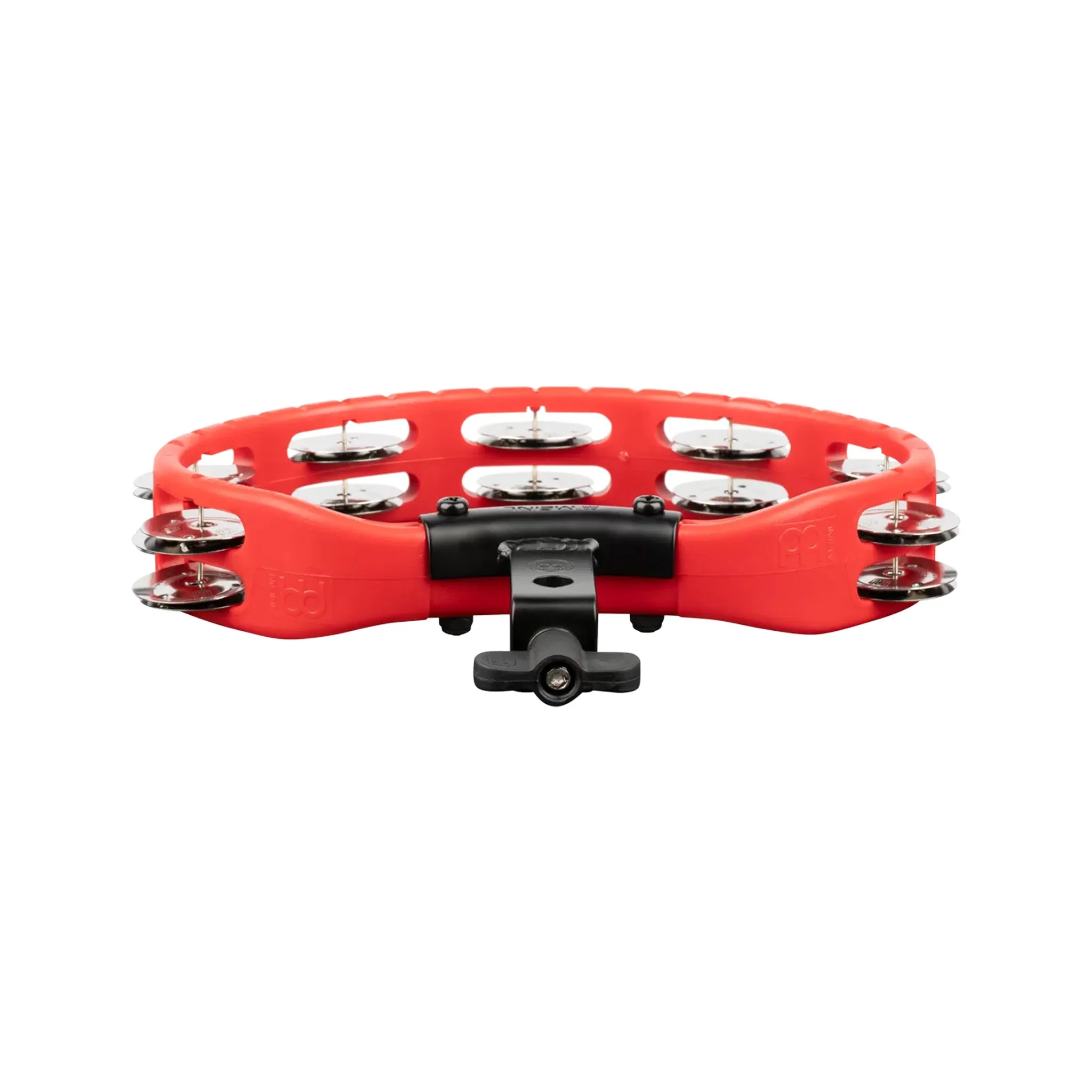 MEINL Percussion HTMT2R Headliner Series Mountable ABS Tambourine, 2 Rows, Red