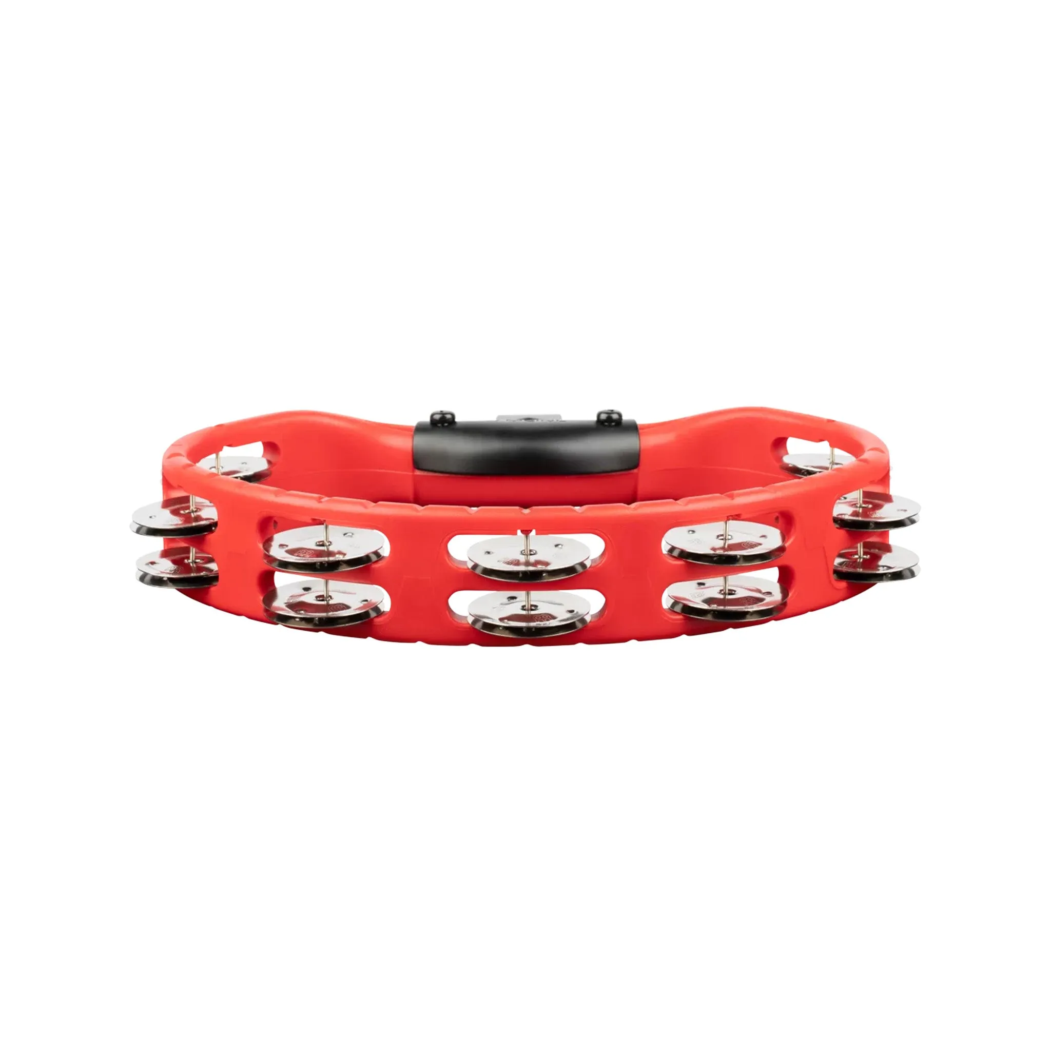 MEINL Percussion HTMT2R Headliner Series Mountable ABS Tambourine, 2 Rows, Red