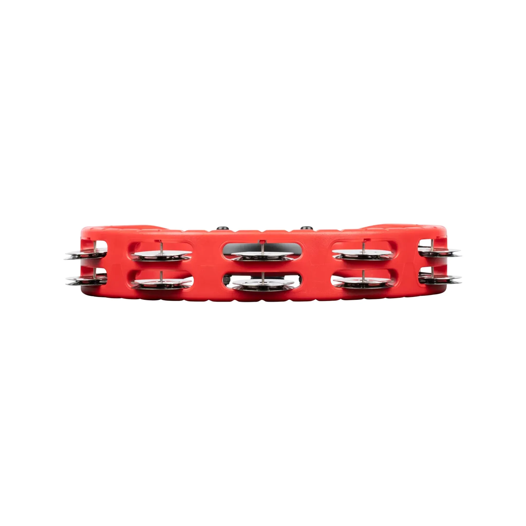 MEINL Percussion HTMT2R Headliner Series Mountable ABS Tambourine, 2 Rows, Red