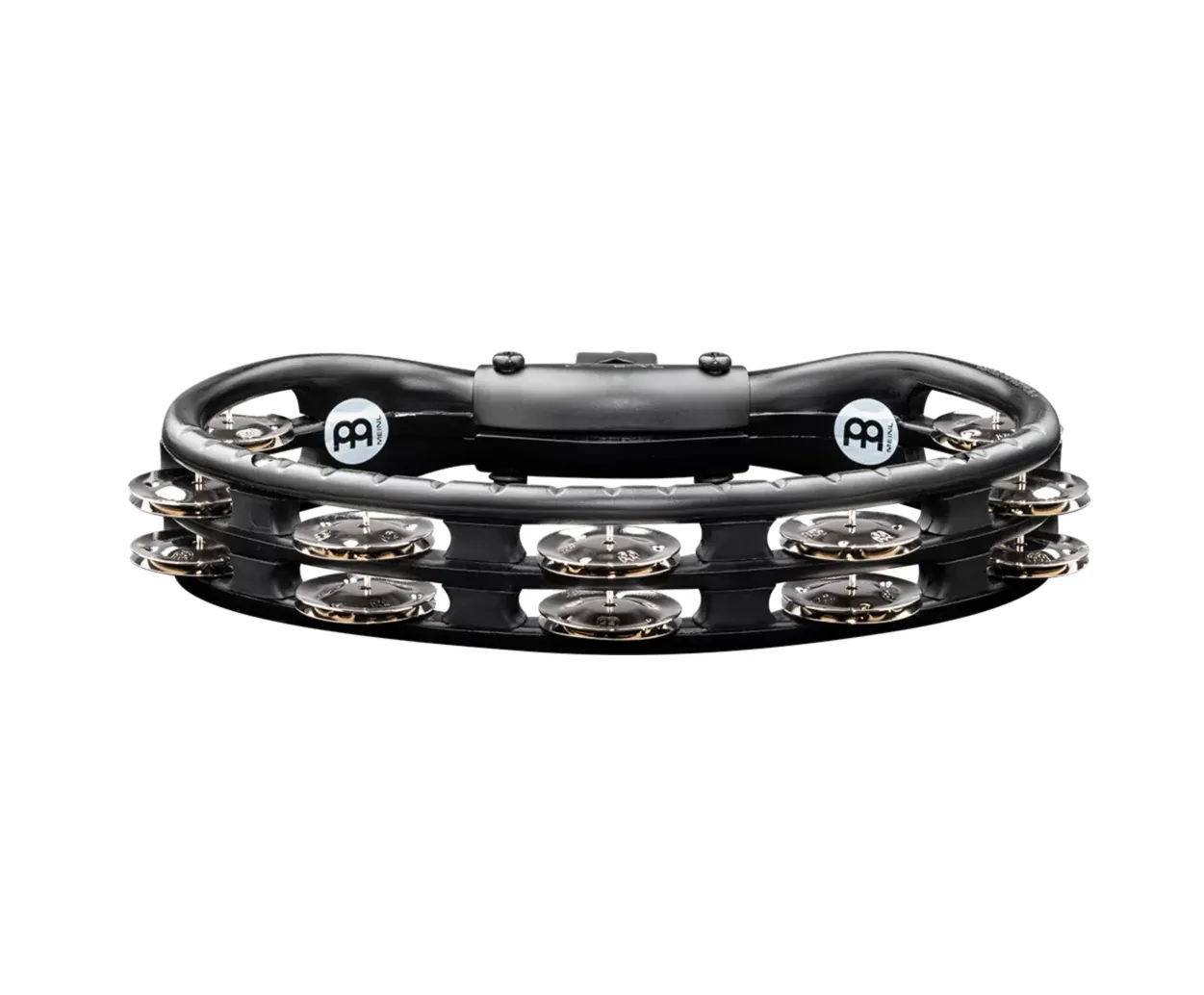 Meinl TMT2BK Mountable ABS Tambourine - Nickel Plated Steel Jingles