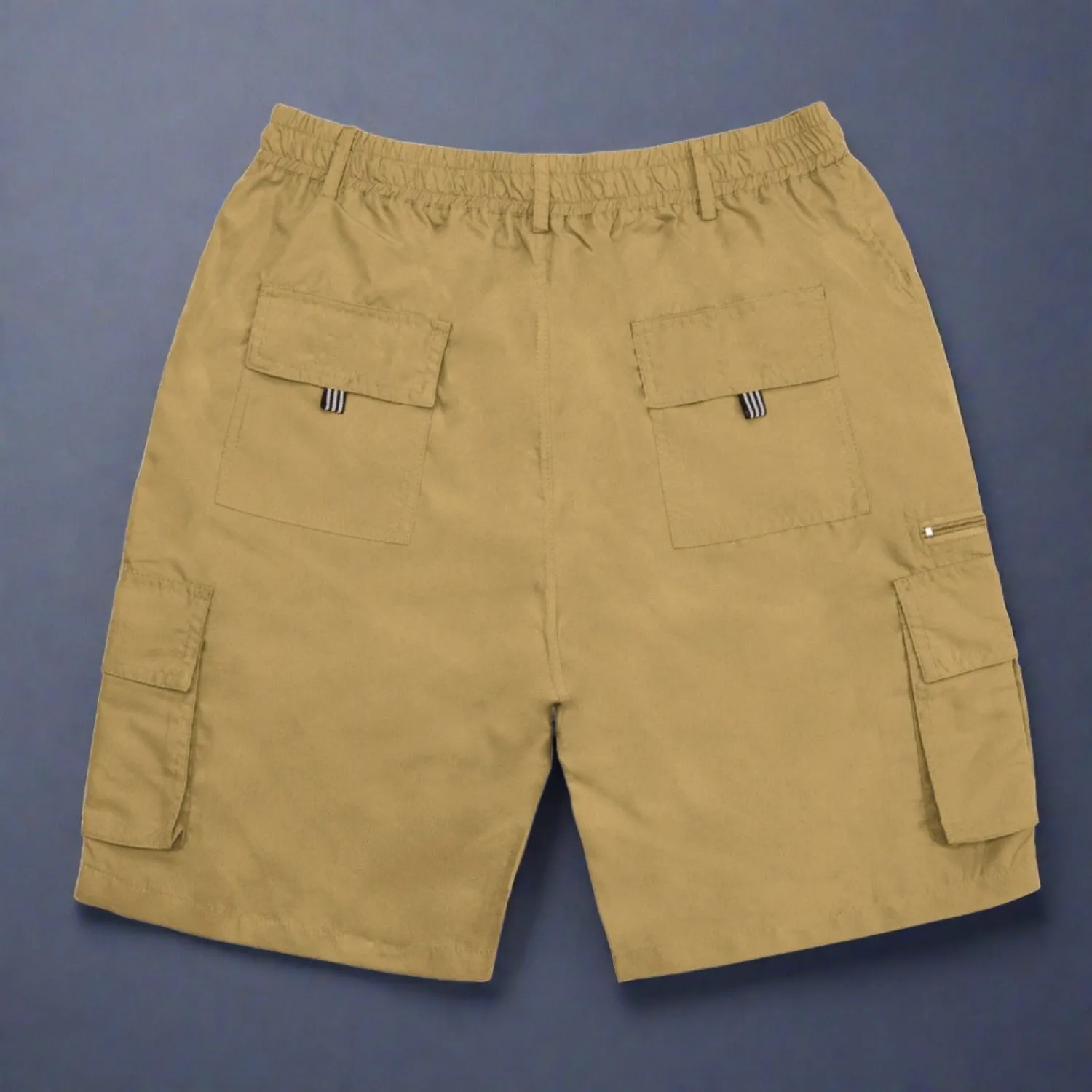 Men's Khaki Funny Weekend Hooker Graphic Cargo Shorts
