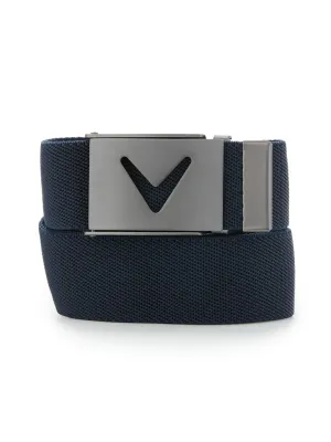 Mens V-Logo Web Golf Belt