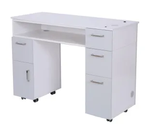 Milan Manicure Nail Table - Ash Gray