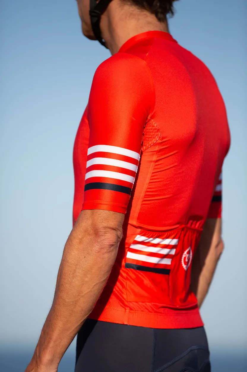 Mix n Stripes Jersey Red