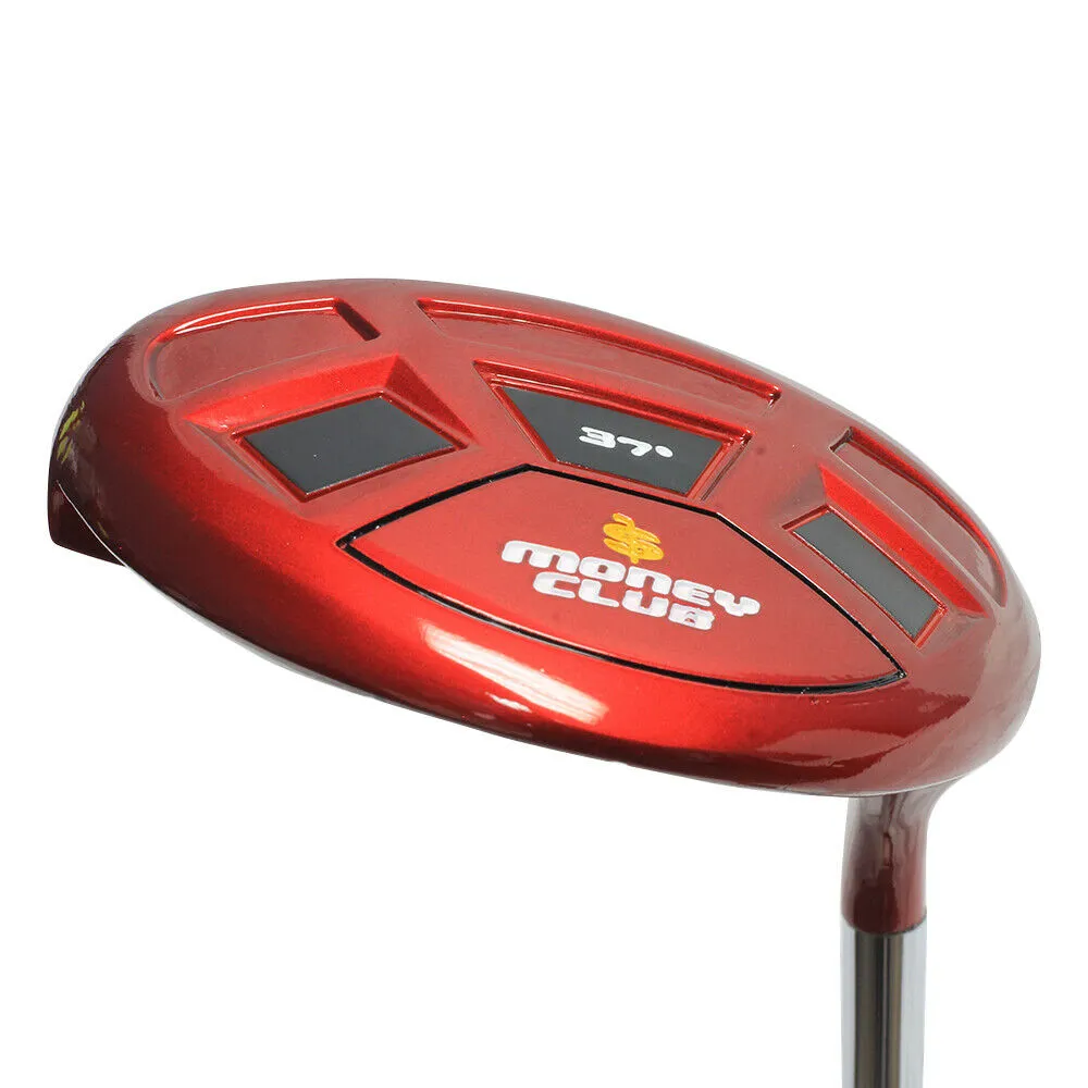 Money Club Golf Chipper Right Handed Mens 37° Red Club Chipping Chip Bump Run