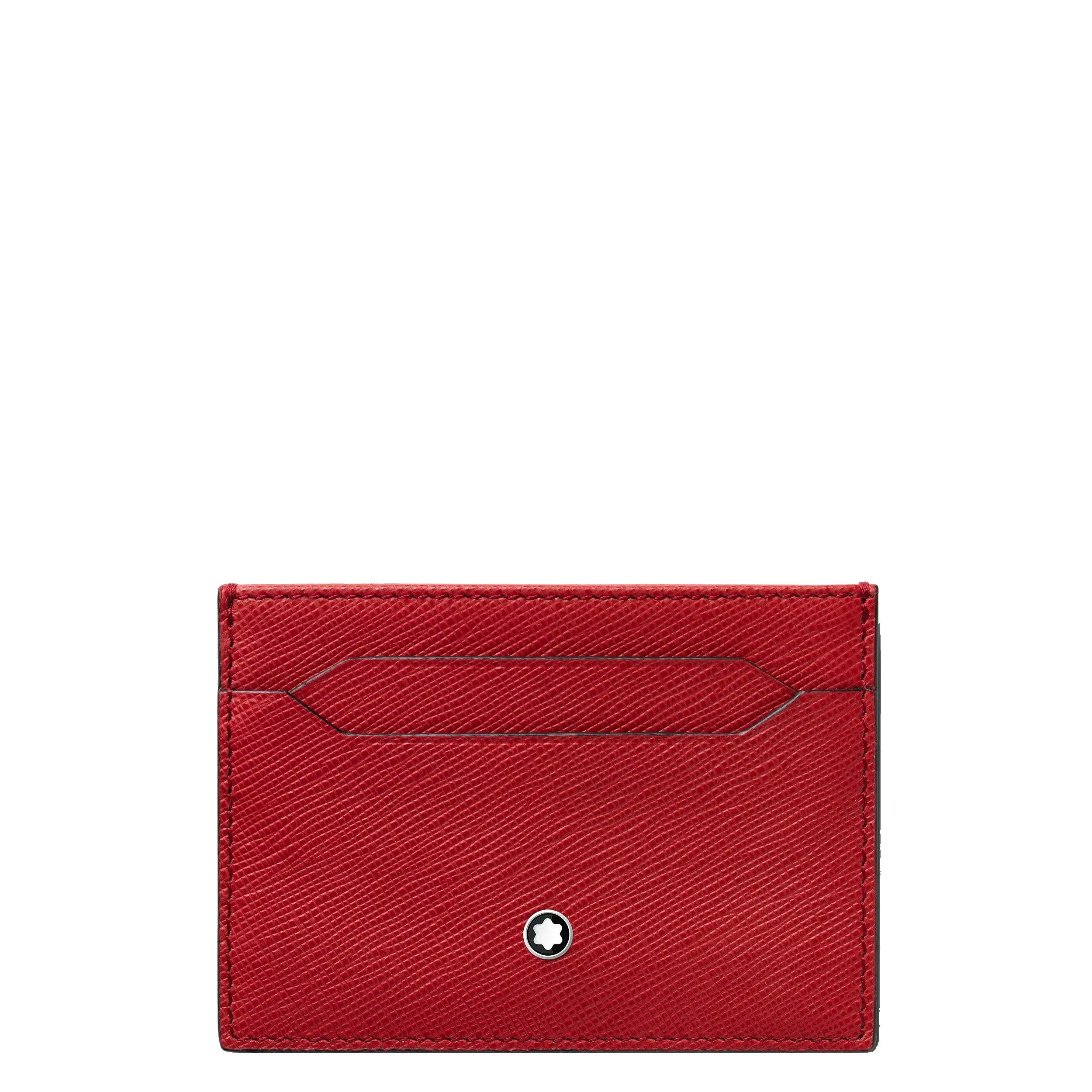 MONTBLANC CARD CARD 5 Montblanc Sartorial Red 130831 compartments