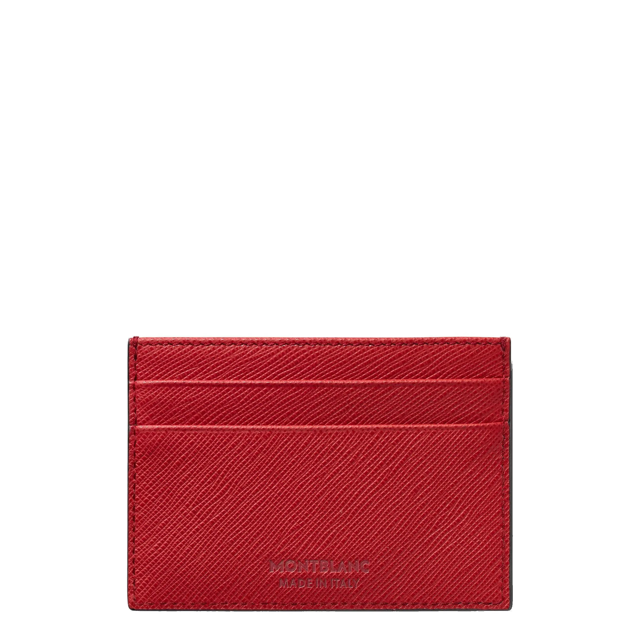 MONTBLANC CARD CARD 5 Montblanc Sartorial Red 130831 compartments