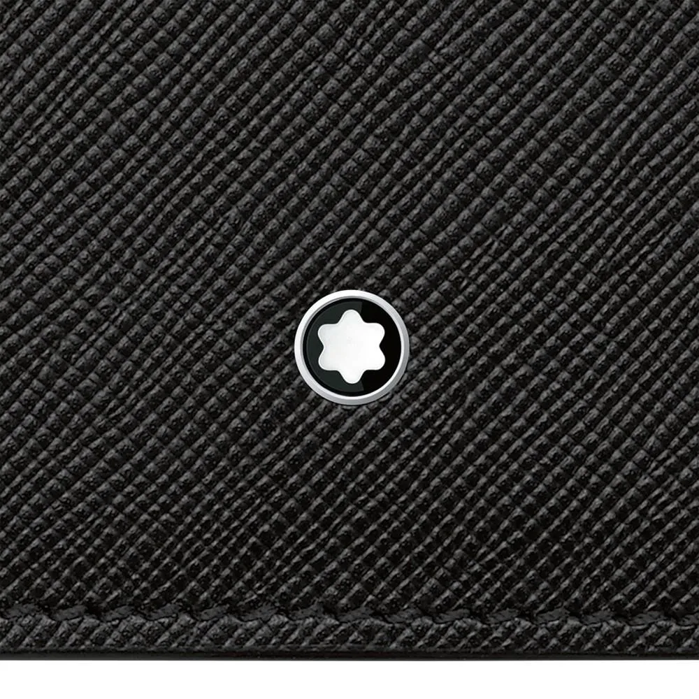 Montblanc portfolio 9 compartments with transparent black tailoring pocket 113210