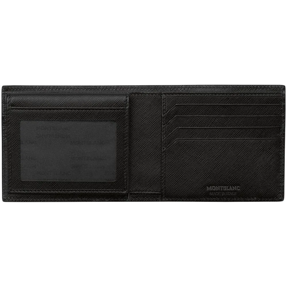 Montblanc portfolio 9 compartments with transparent black tailoring pocket 113210