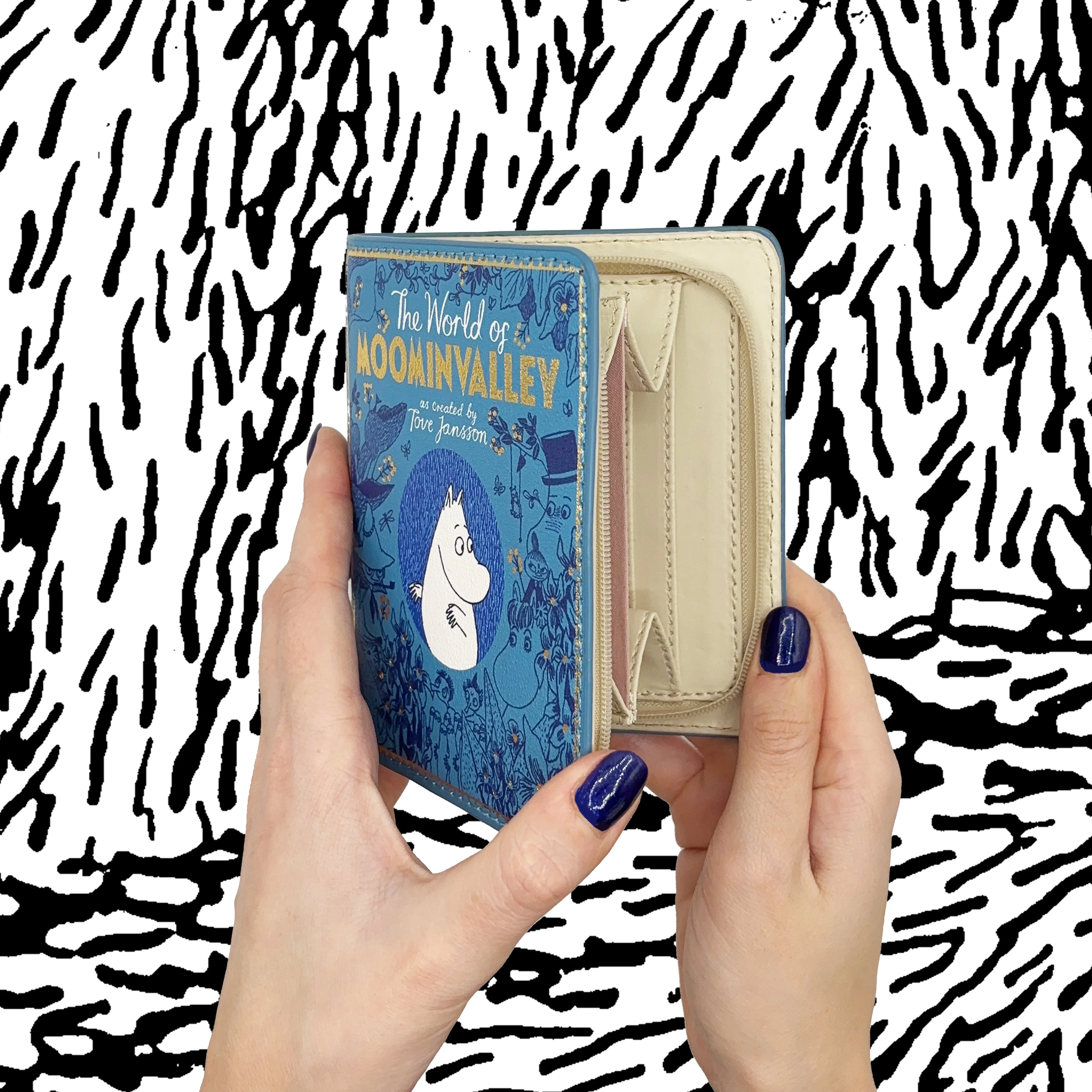 Moomin Blue Book Wallet