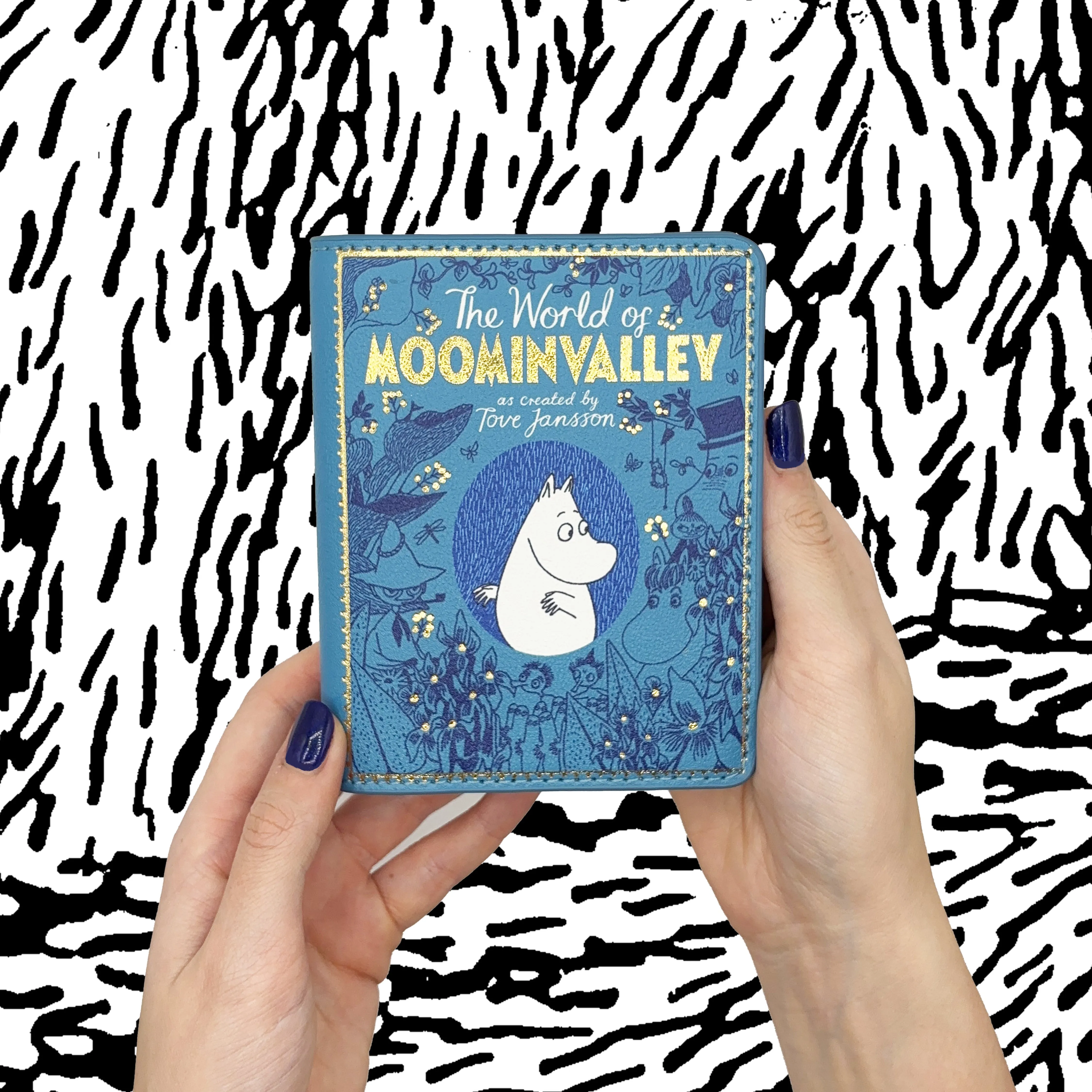 Moomin Blue Book Wallet