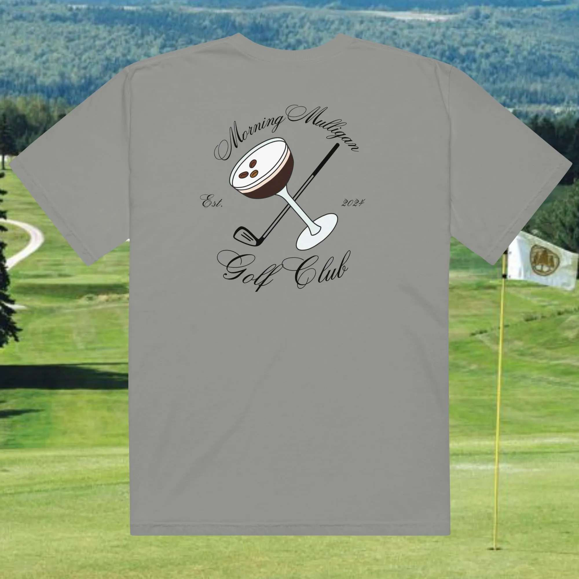 Morning Mulligan Golf Club heavyweight t-shirt - Club Collection