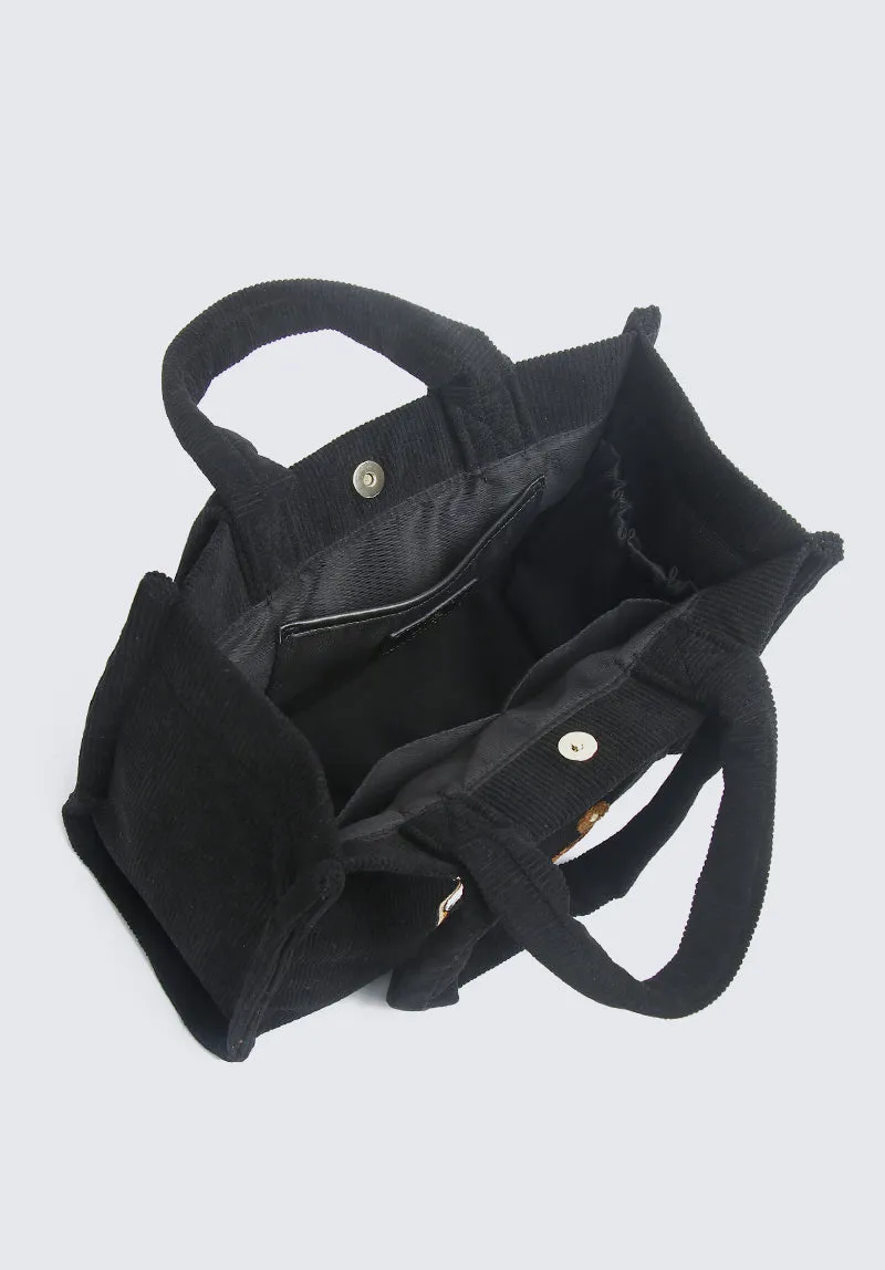 My Little Bambi Tote Bag (Black)