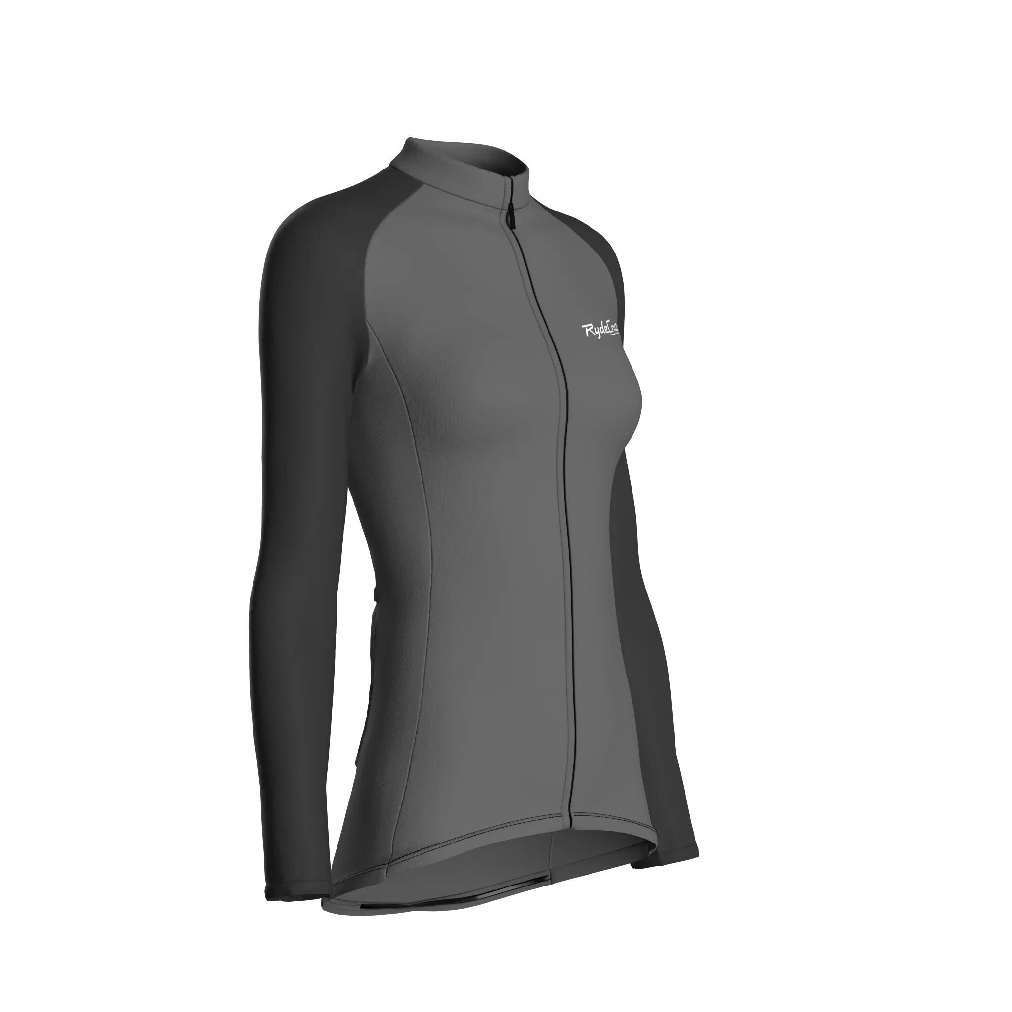 Neat Flow | Ash Gray Female Long Sleeves Jersey