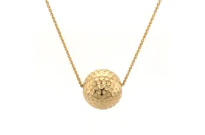 Necklace Golf Ball 14kt Gold