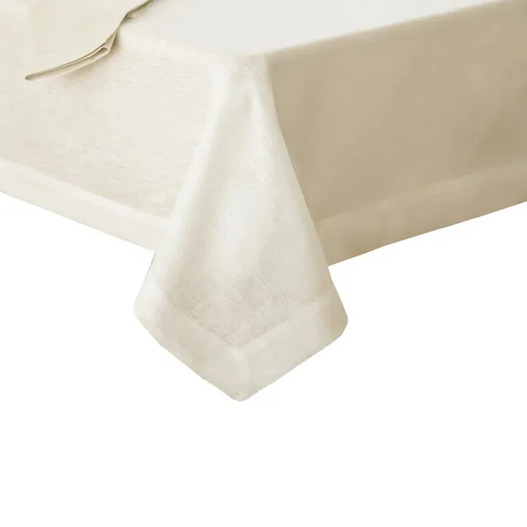 NEW Wayfair Villeroy & Boch La Classica Solid Colour Linen Tablecloth - 70" X 126" Retails $123 