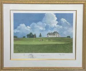 Newport Country Club Lithograph by Ray Ellis 1995