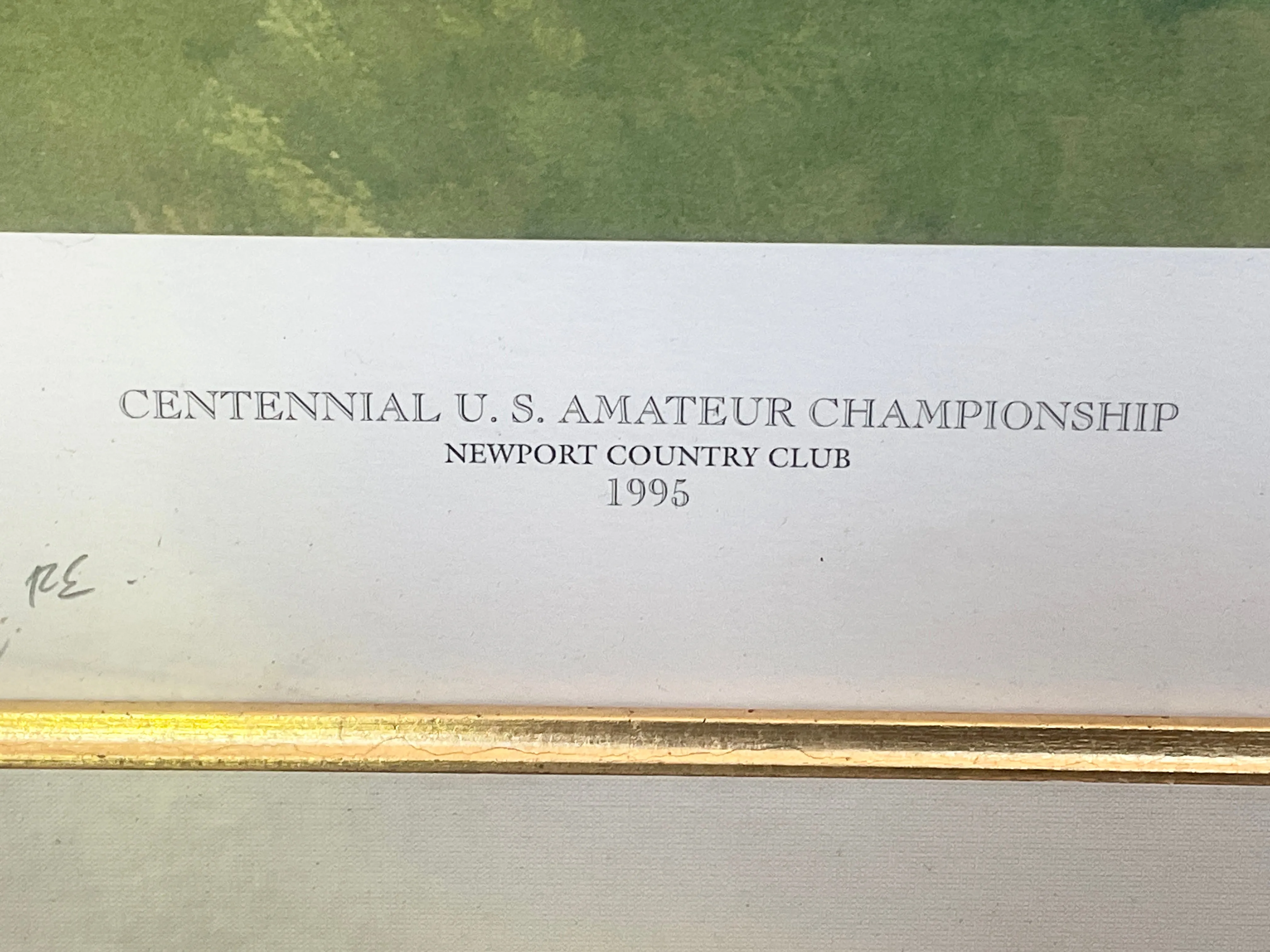 Newport Country Club Lithograph by Ray Ellis 1995