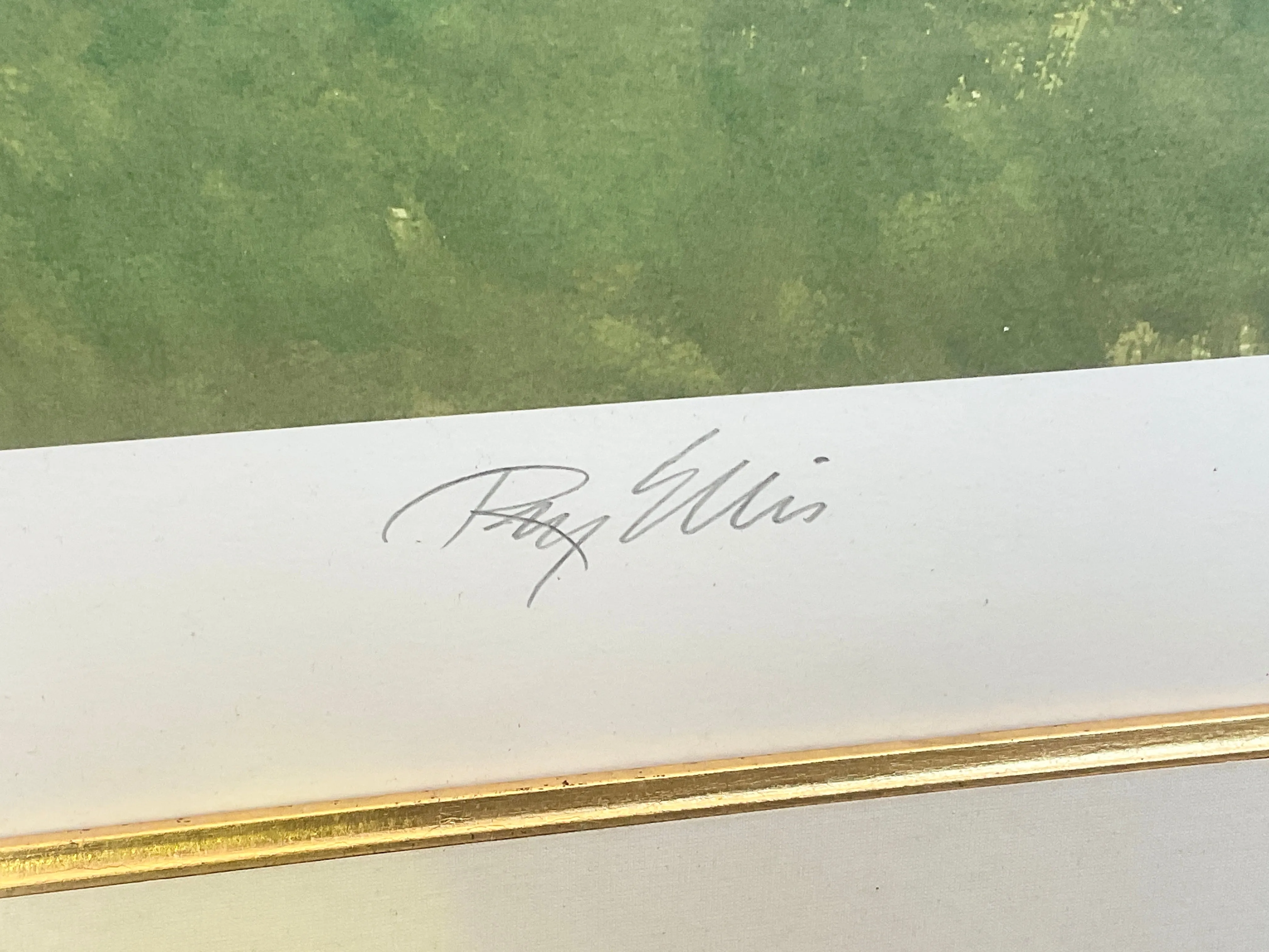 Newport Country Club Lithograph by Ray Ellis 1995
