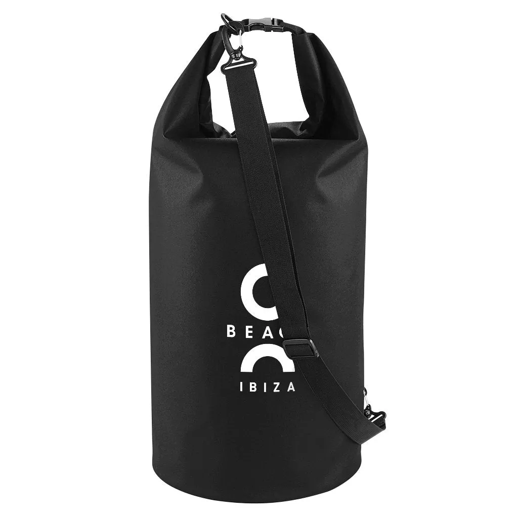 O Beach Logo White Waterproof Dry Tube Bag