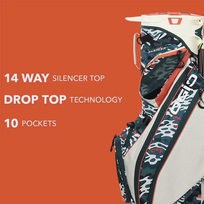 OGIO Silencer Hybrid Golf Bag - Wave Camo