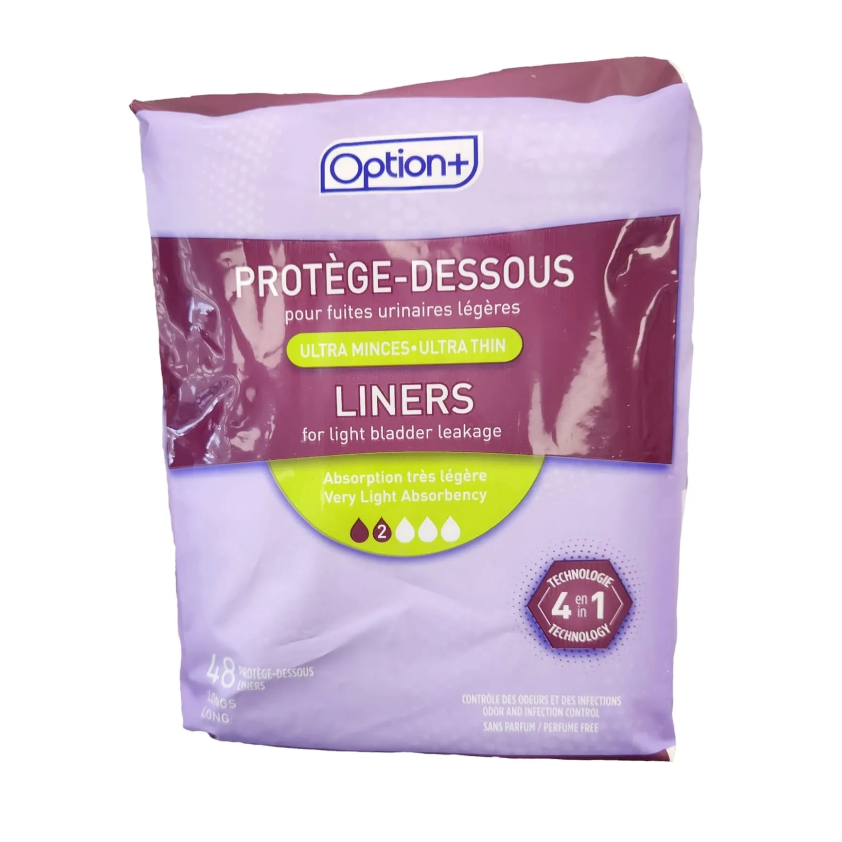 Option  Ultra Thin Liners 48 Liners
