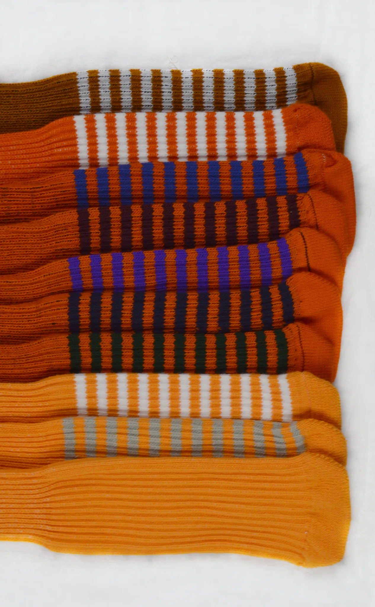 Orange and White Club Sock Golf Headcover