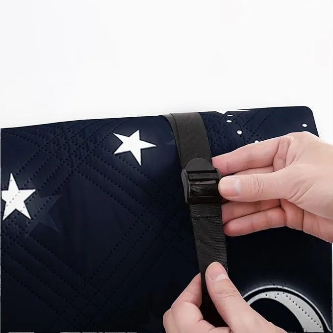 Outdoor Picnic Blanket Portable Ultrasonic Waterproof Picnic Mat Space Astronaut Printed Camping Beach Mat for Sand and Wet Grass Hiking (Space Astronaut L)