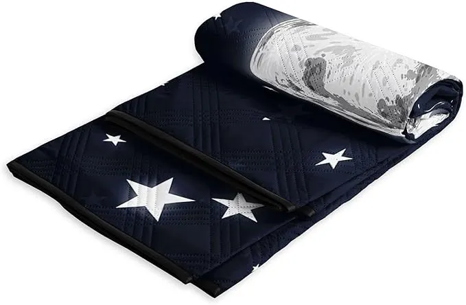 Outdoor Picnic Blanket Portable Ultrasonic Waterproof Picnic Mat Space Astronaut Printed Camping Beach Mat for Sand and Wet Grass Hiking (Space Astronaut L)