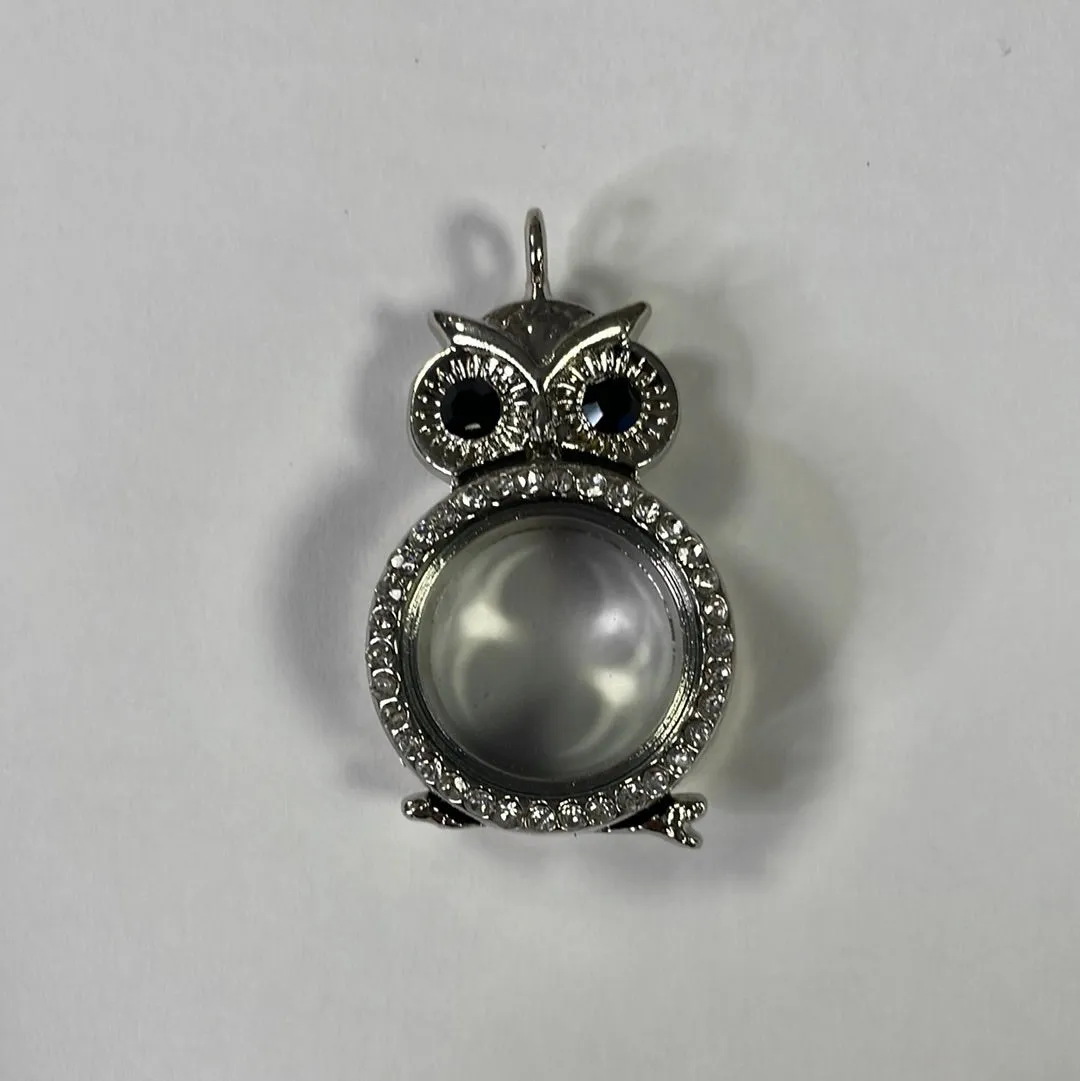 Owl PEARL/GEM Locket