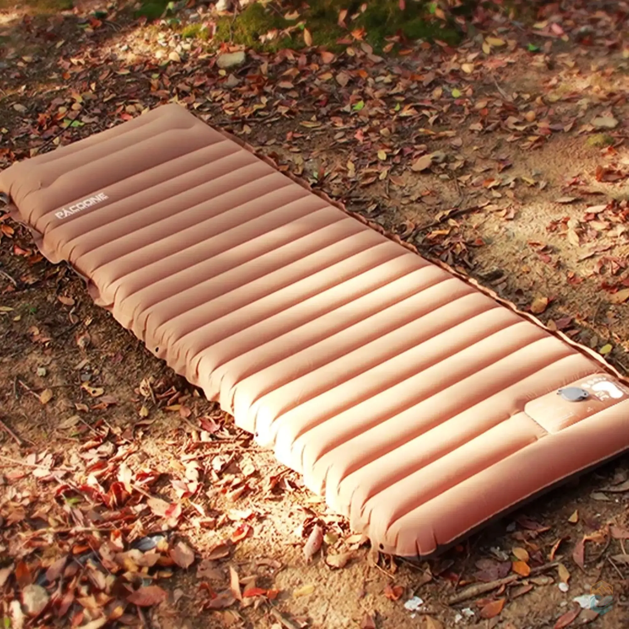 PACOONE 4" Thick Self-Inflating Camping Air Mattress with Spliceable Design