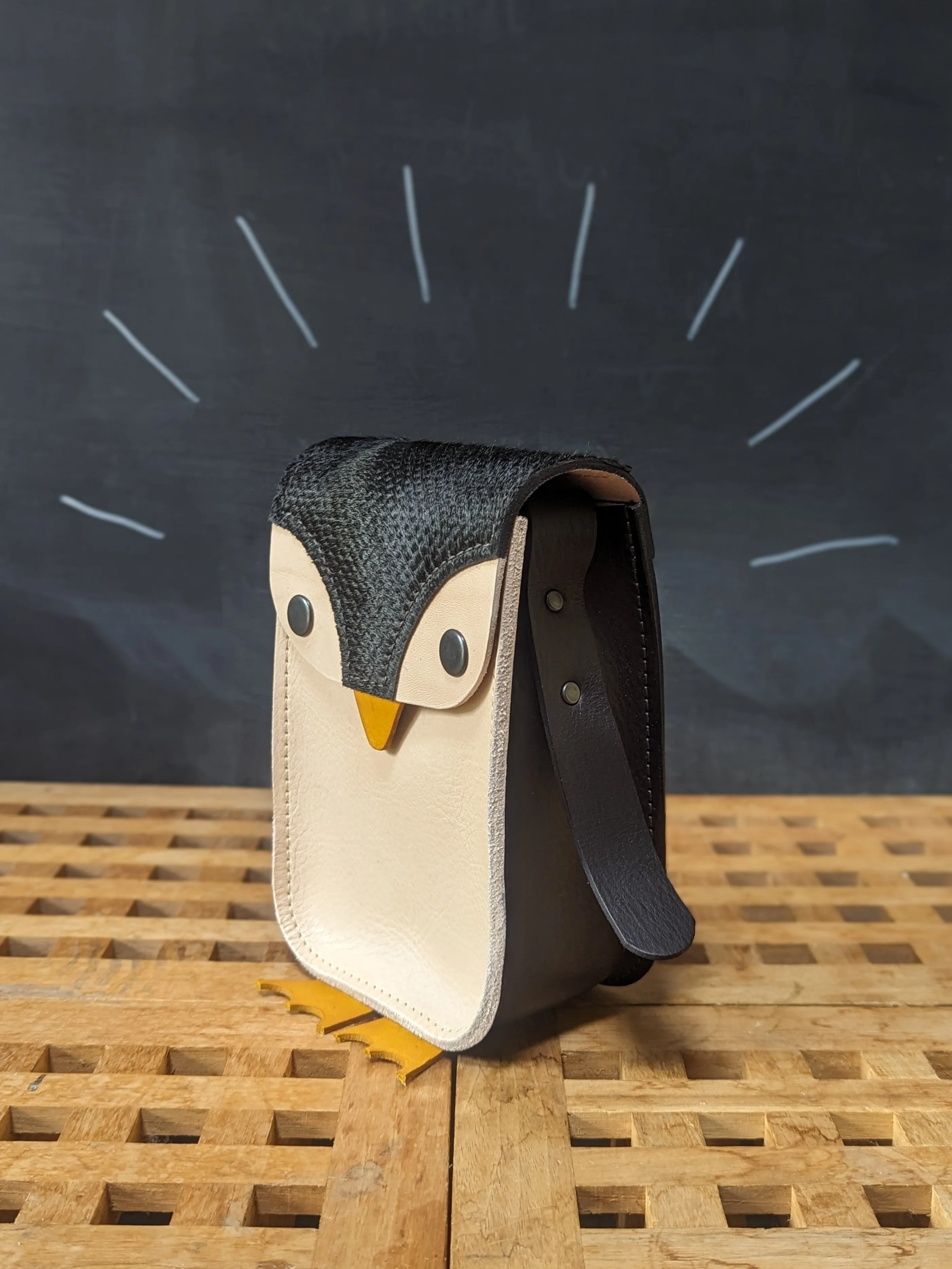 Penguin Cross- Body Bag