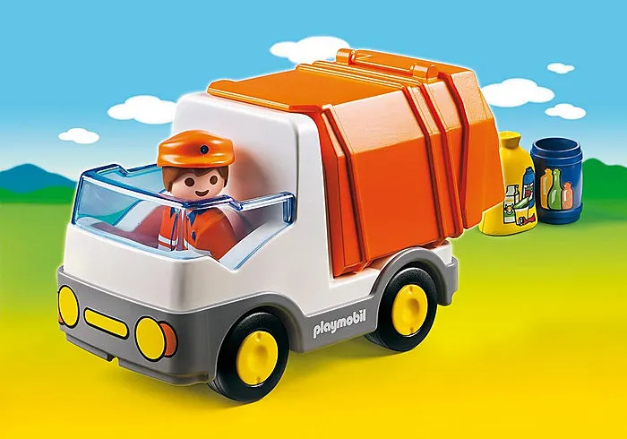 Playmobil 1.2.3 Recycling Truck