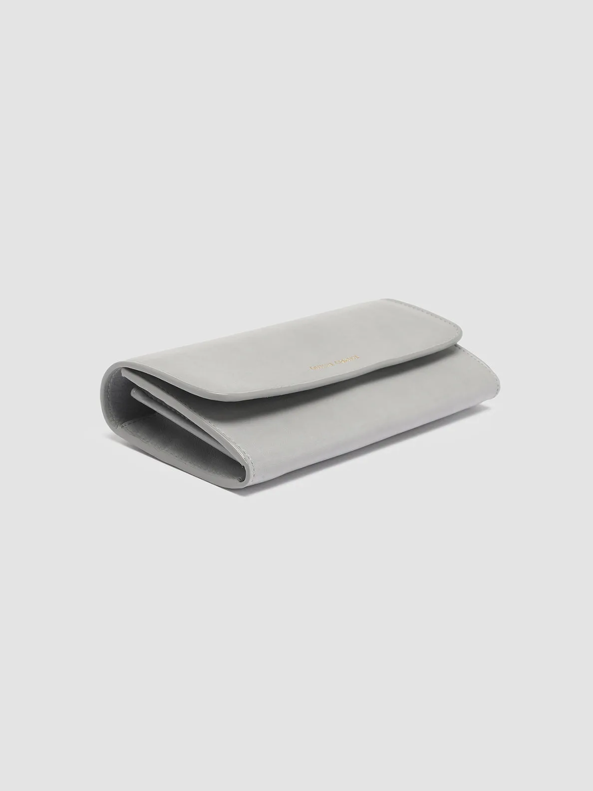POCHE 09 - Grey Leather Wallet