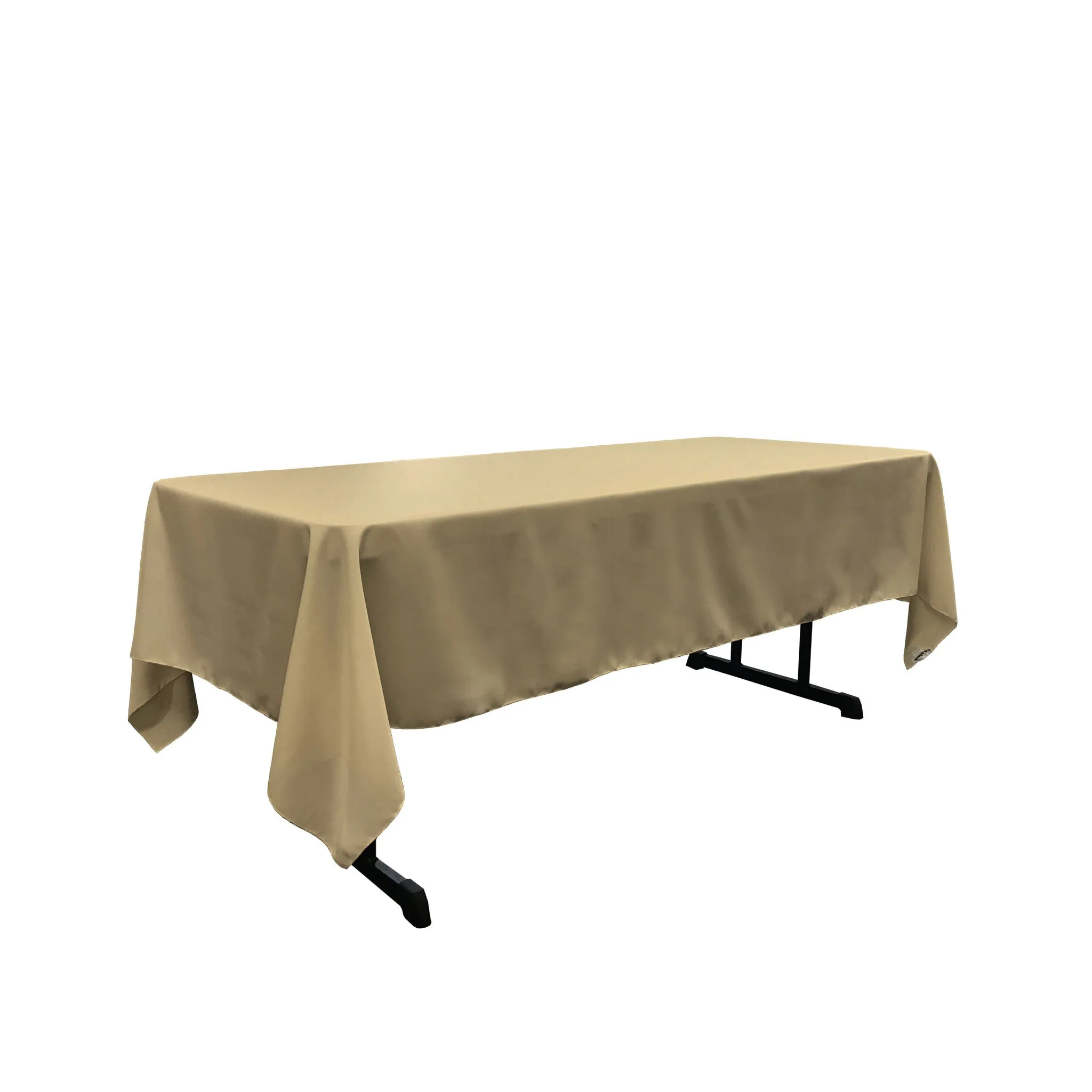 Polyester Poplin Rectangular Tablecloth 60 by 102-Inch