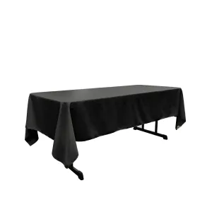 Polyester Poplin Rectangular Tablecloth 60 by 144-Inch