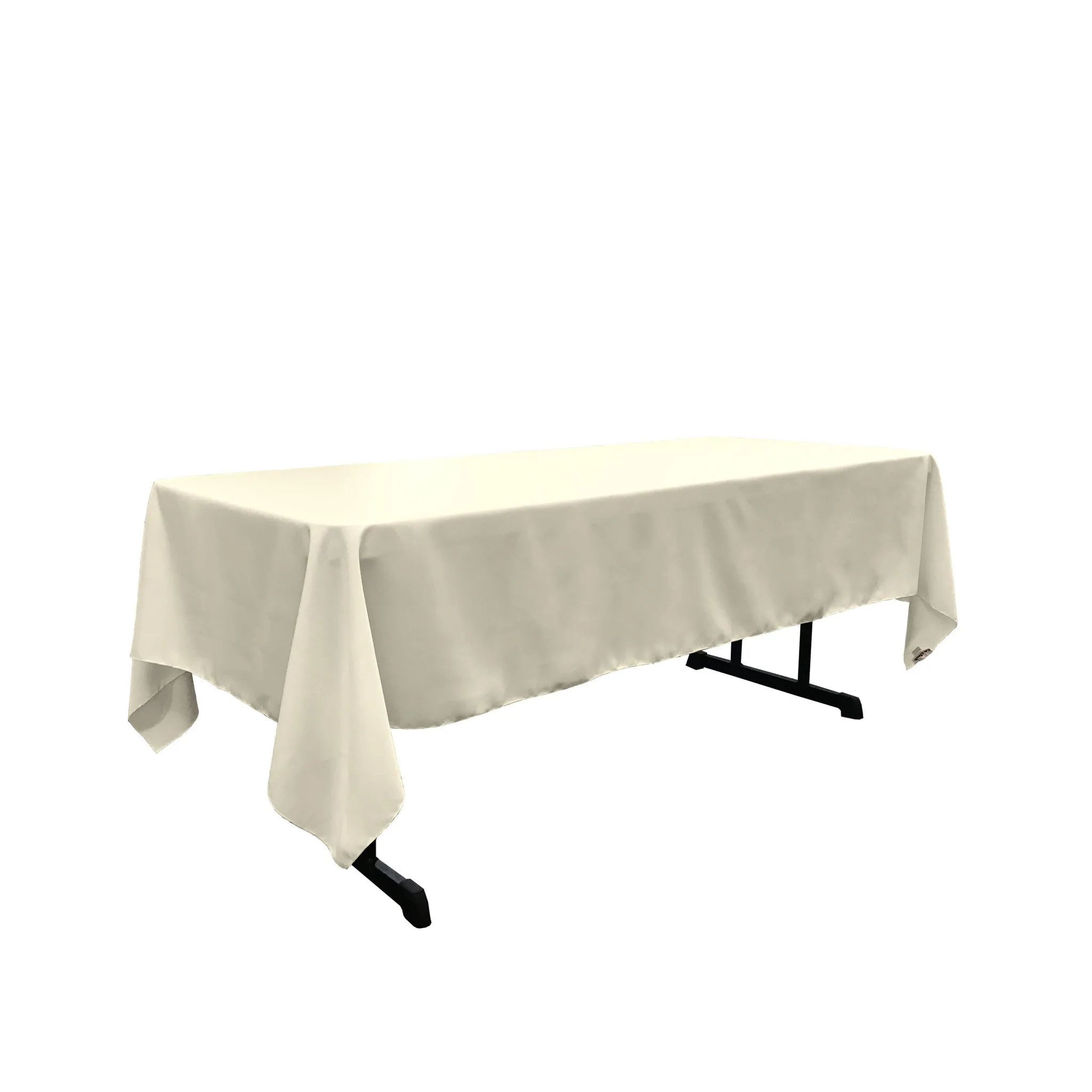 Polyester Poplin Rectangular Tablecloth 60 by 144-Inch