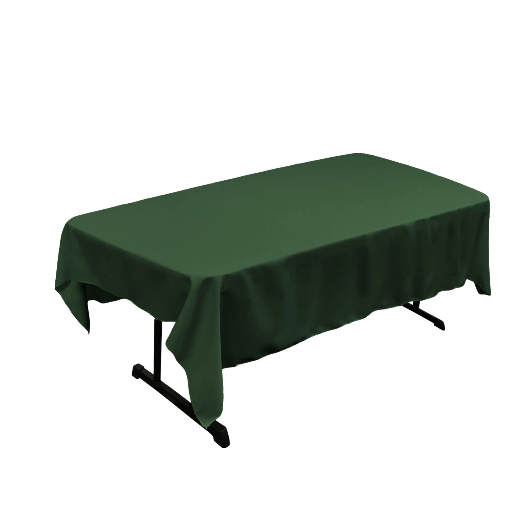 Polyester Poplin Rectangular Tablecloth 60 by 84-Inch