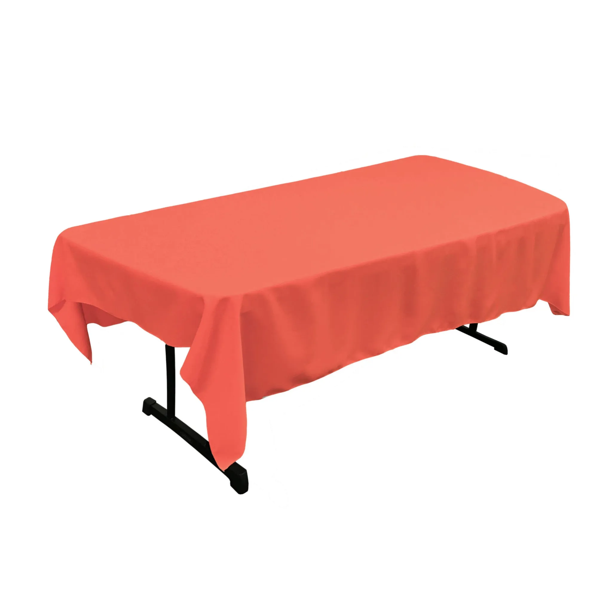 Polyester Poplin Rectangular Tablecloth 60 by 84-Inch