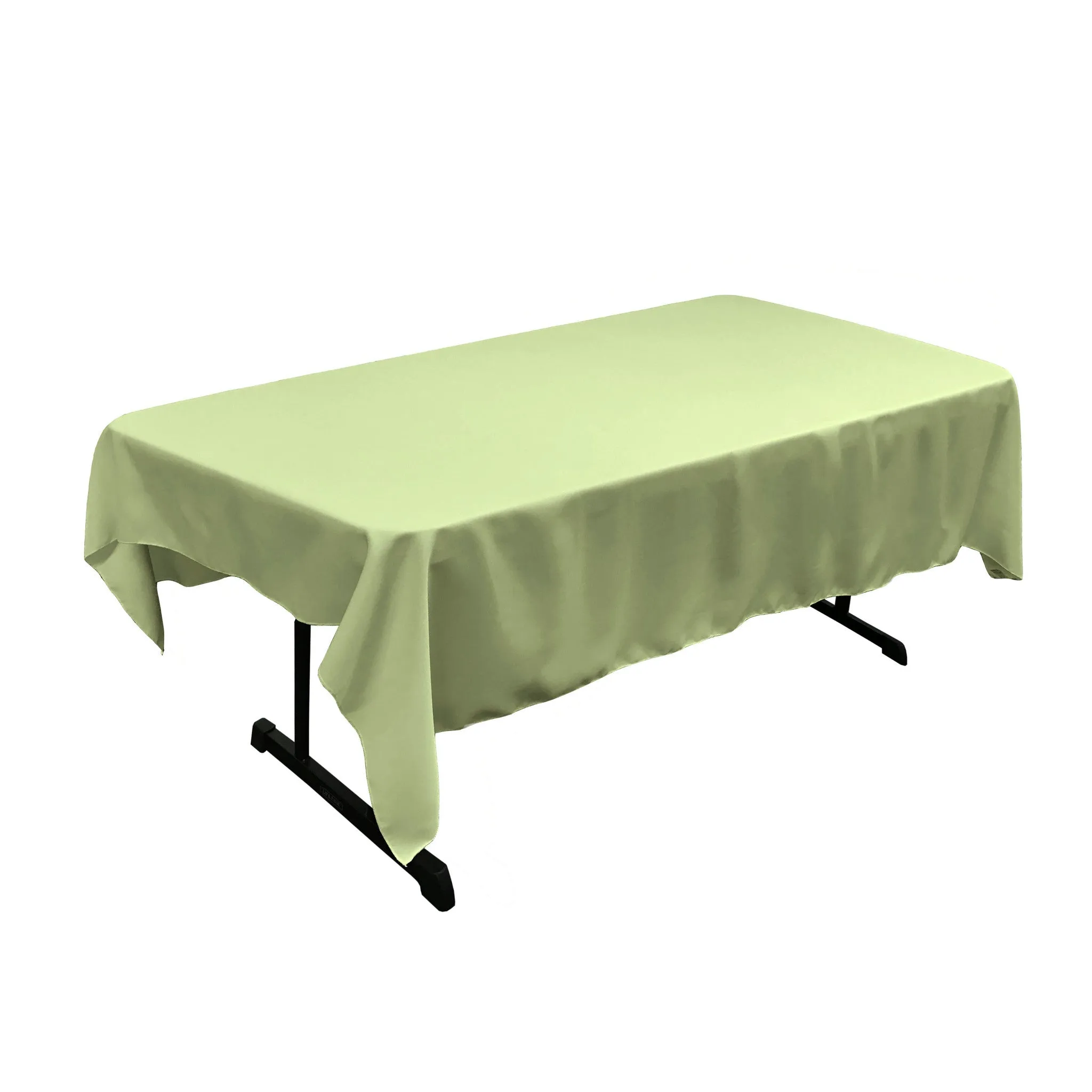 Polyester Poplin Rectangular Tablecloth 60 by 84-Inch